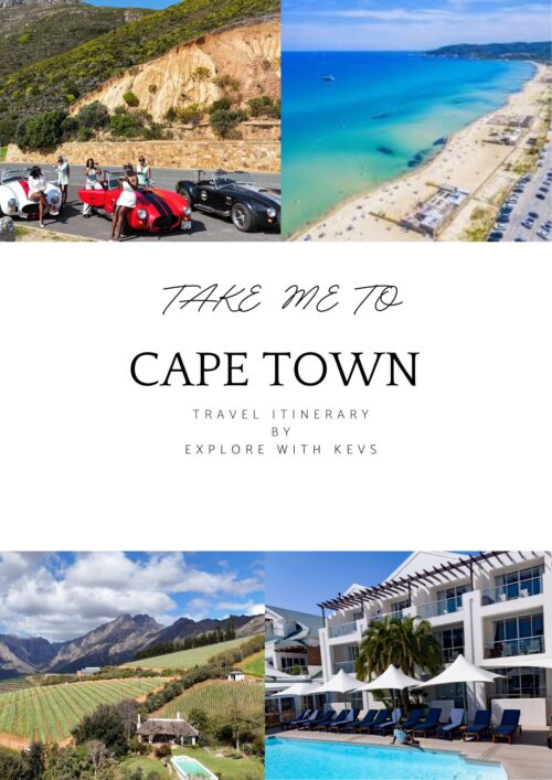 Cape town travel guide/itinerary